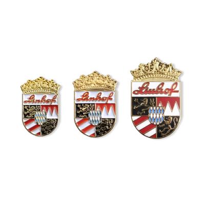 Emailové logo Linhof, jako náhrada za ztracený, výška 24 mm